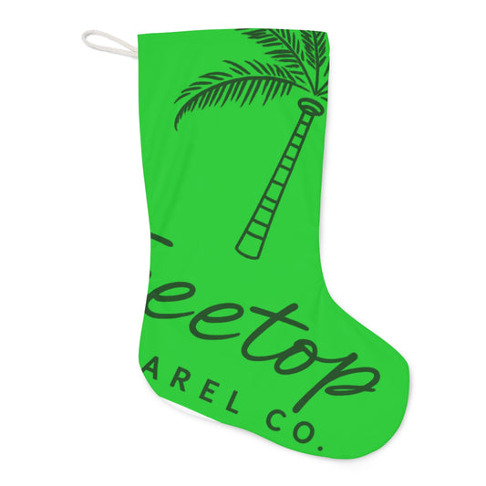 Treetop Santa Stocking