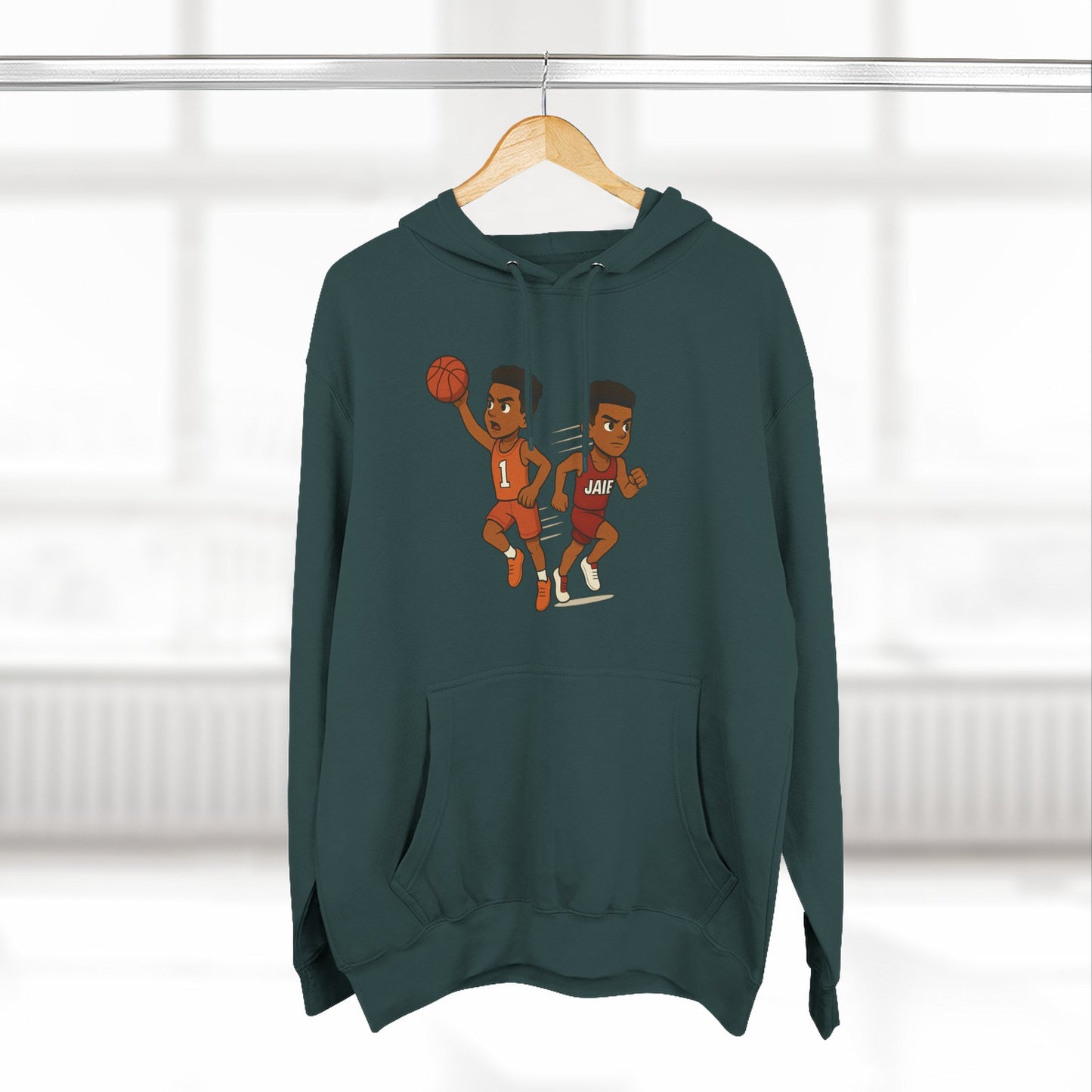 Fleece Hoodie - Treetop Multiverse 'BAYBEE JAIE' Cartoon Character Design