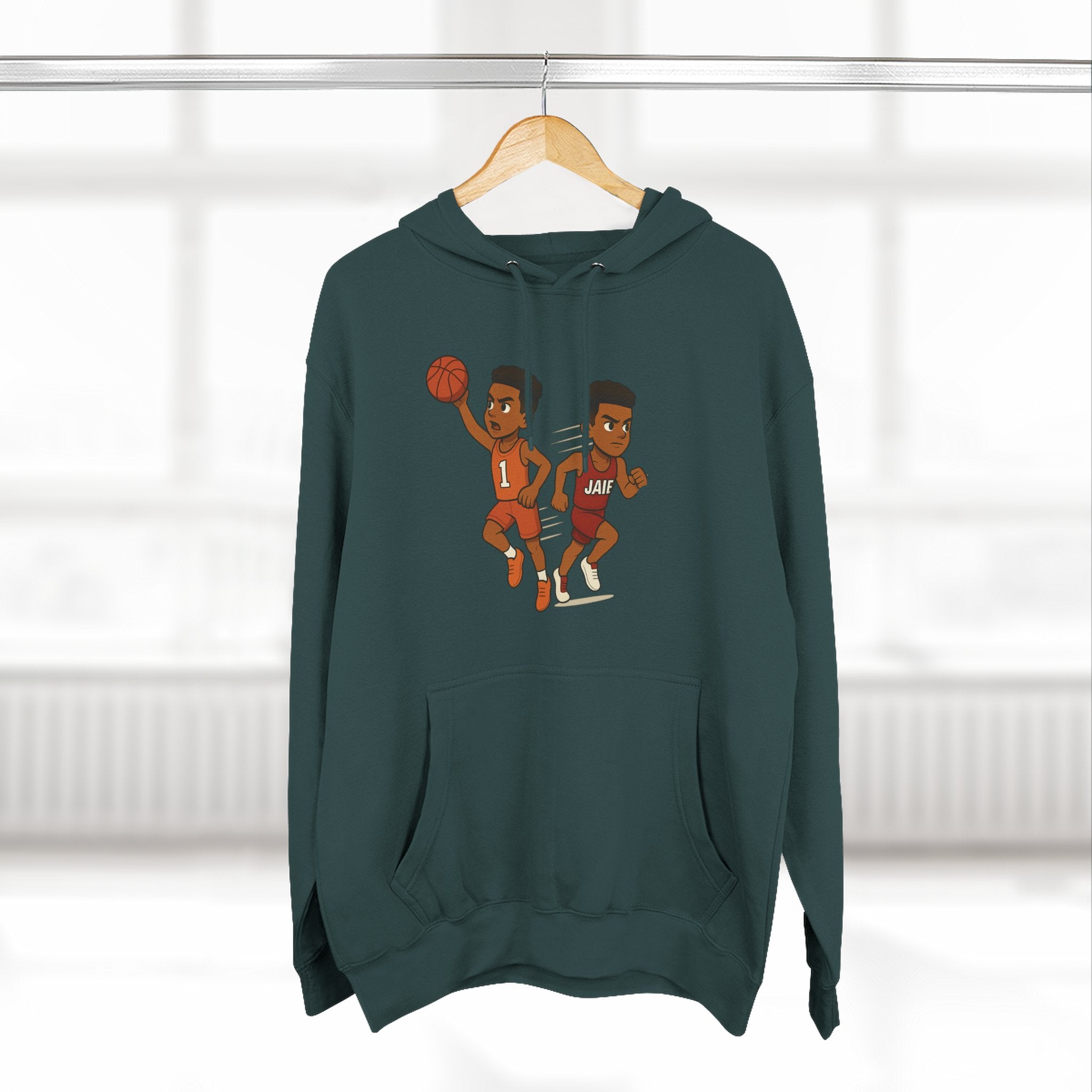 Fleece Hoodie - Treetop Multiverse 'BAYBEE JAIE' Cartoon Character Design