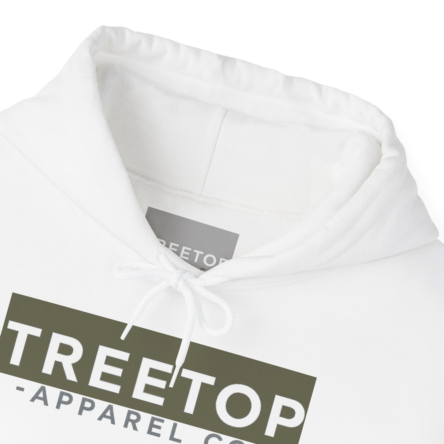 Treetop Apparel Co. Modern Hoodie — Logo with QR Back