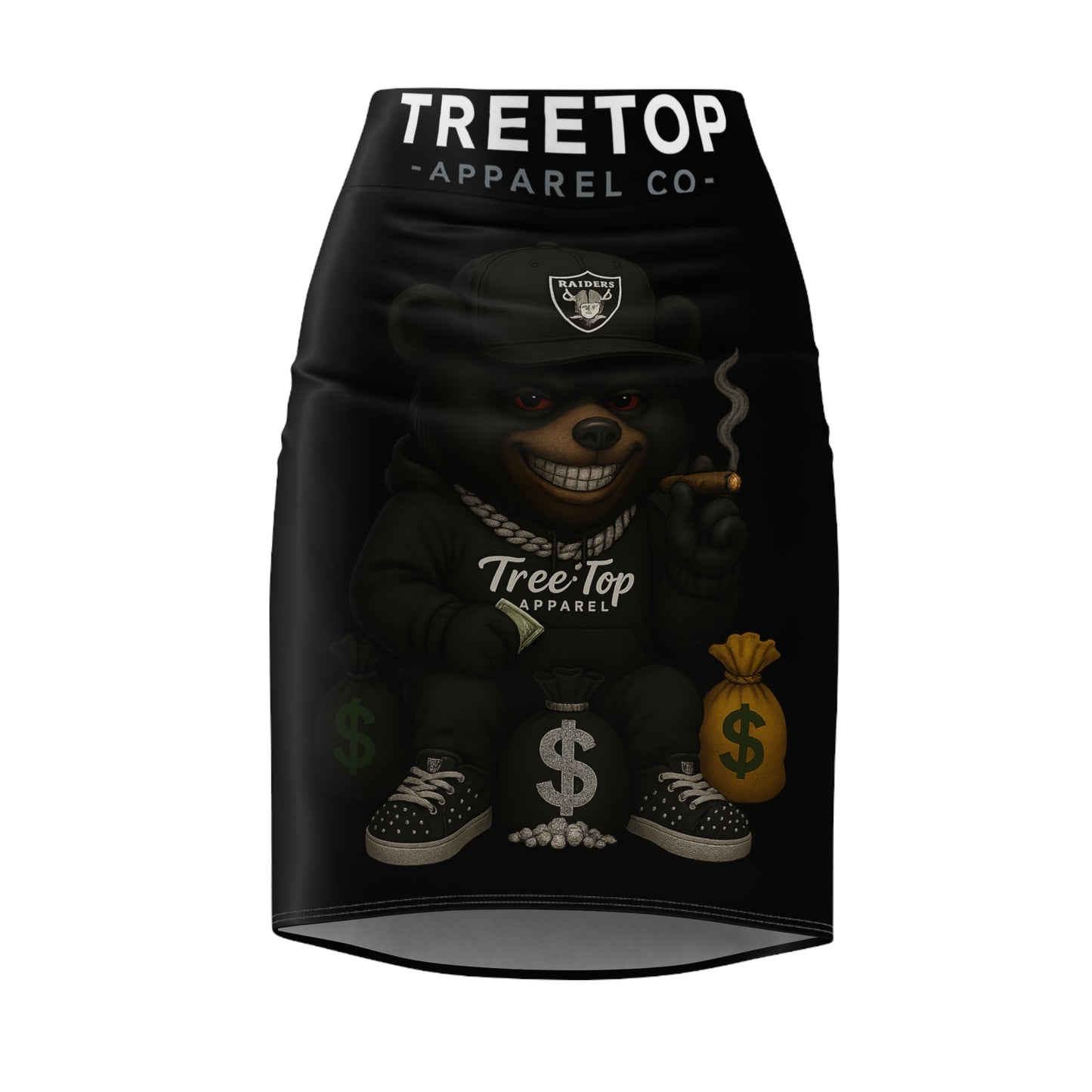 Kundalini black treetop skirt 1