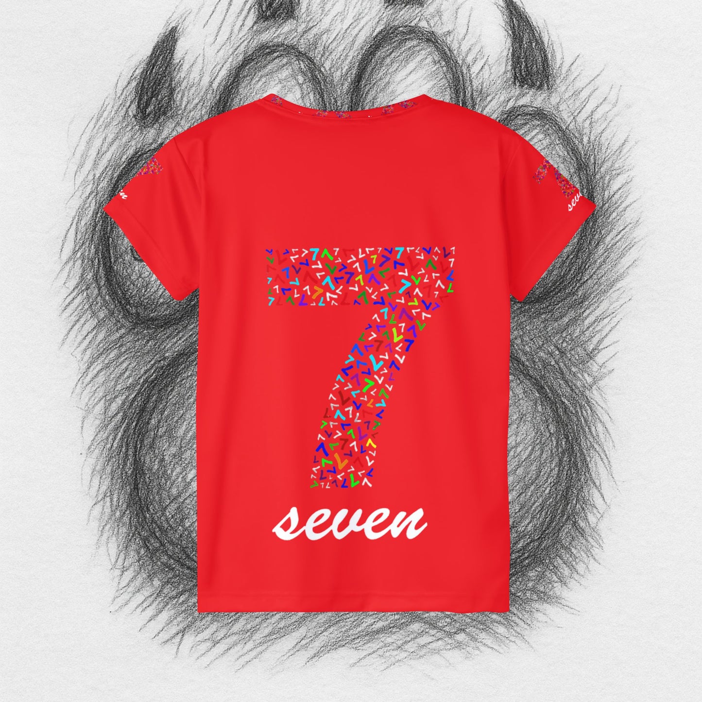 Treetop Fit  Women's Sports Jersey with Number 7 IIII