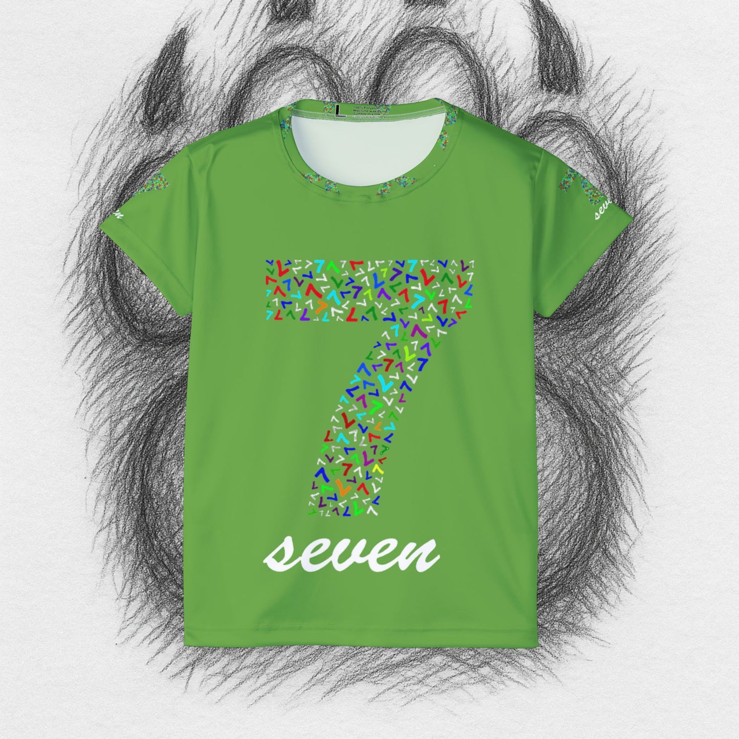 Treetop Fit  Women's Sports Jersey with Number 7 II