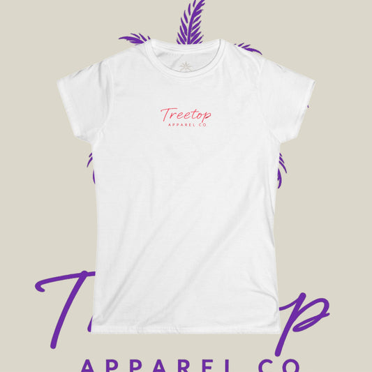 Women's Tee - TreeTop Classic Pink Logo Collection