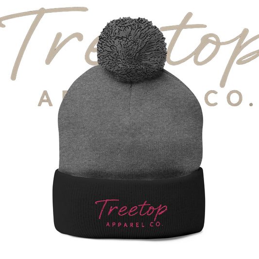 Cozy Pom-Pom Knit Cap for Winter Adventures