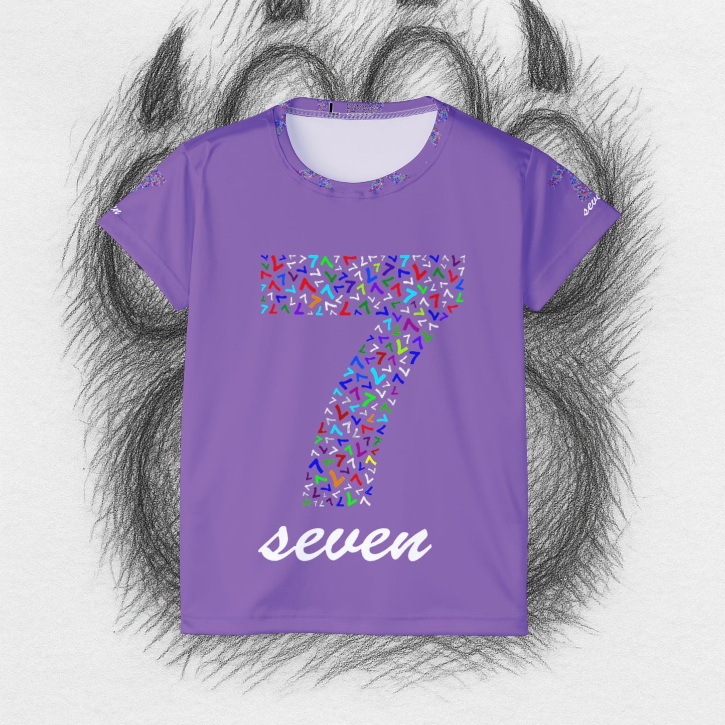 Treetop Fit  Women's Sports Jersey with Number 7 III