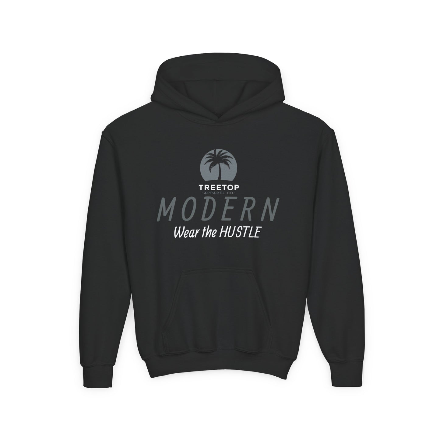 Modern Treetop Hoodie - East Oakland Ca Youth Hooded Sweatshirt