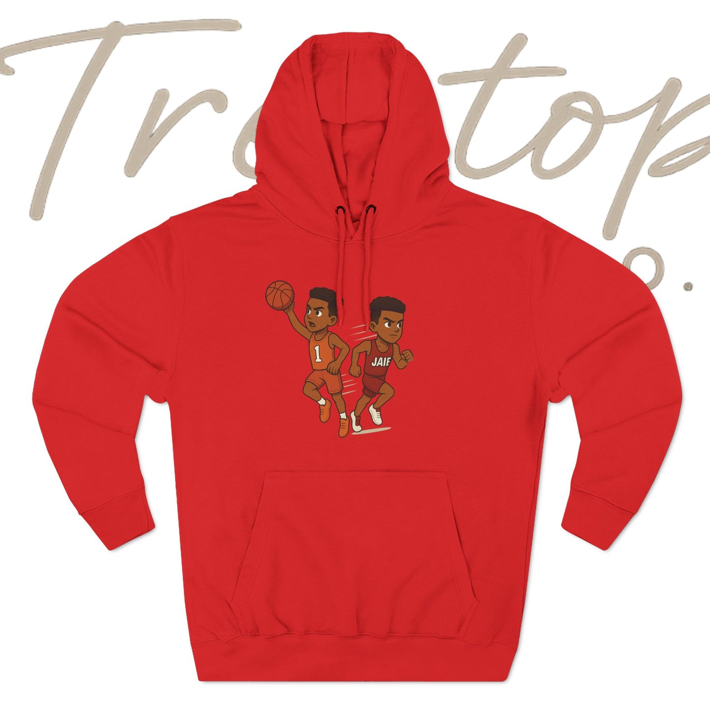 Fleece Hoodie - Treetop Multiverse 'BAYBEE JAIE' Cartoon Character Design