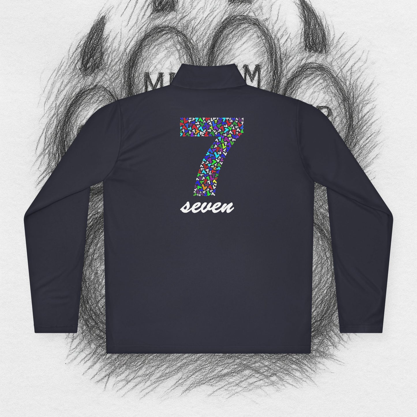 TreeTop Fit Number 7 Unisex Quarter-Zip Pullover