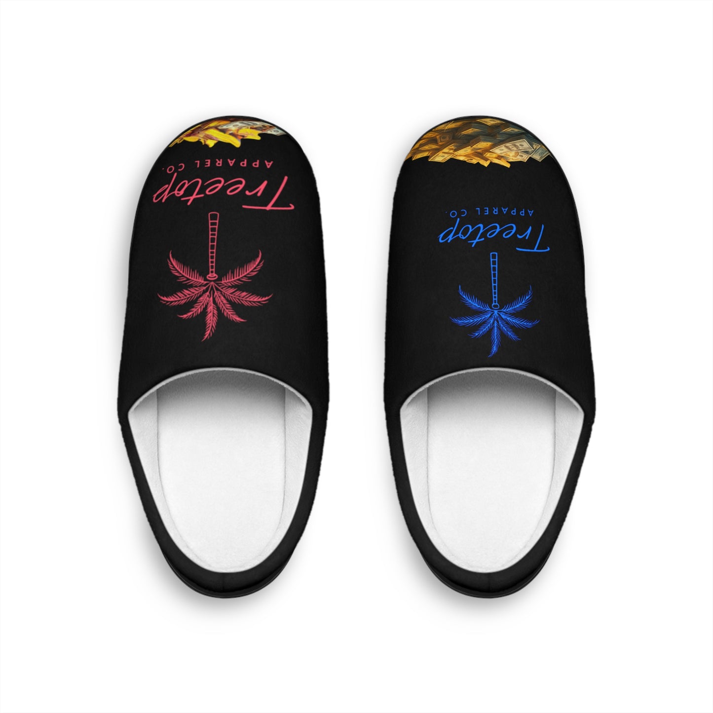 Cozy Cannabis-Themed Women's Indoor Slippers