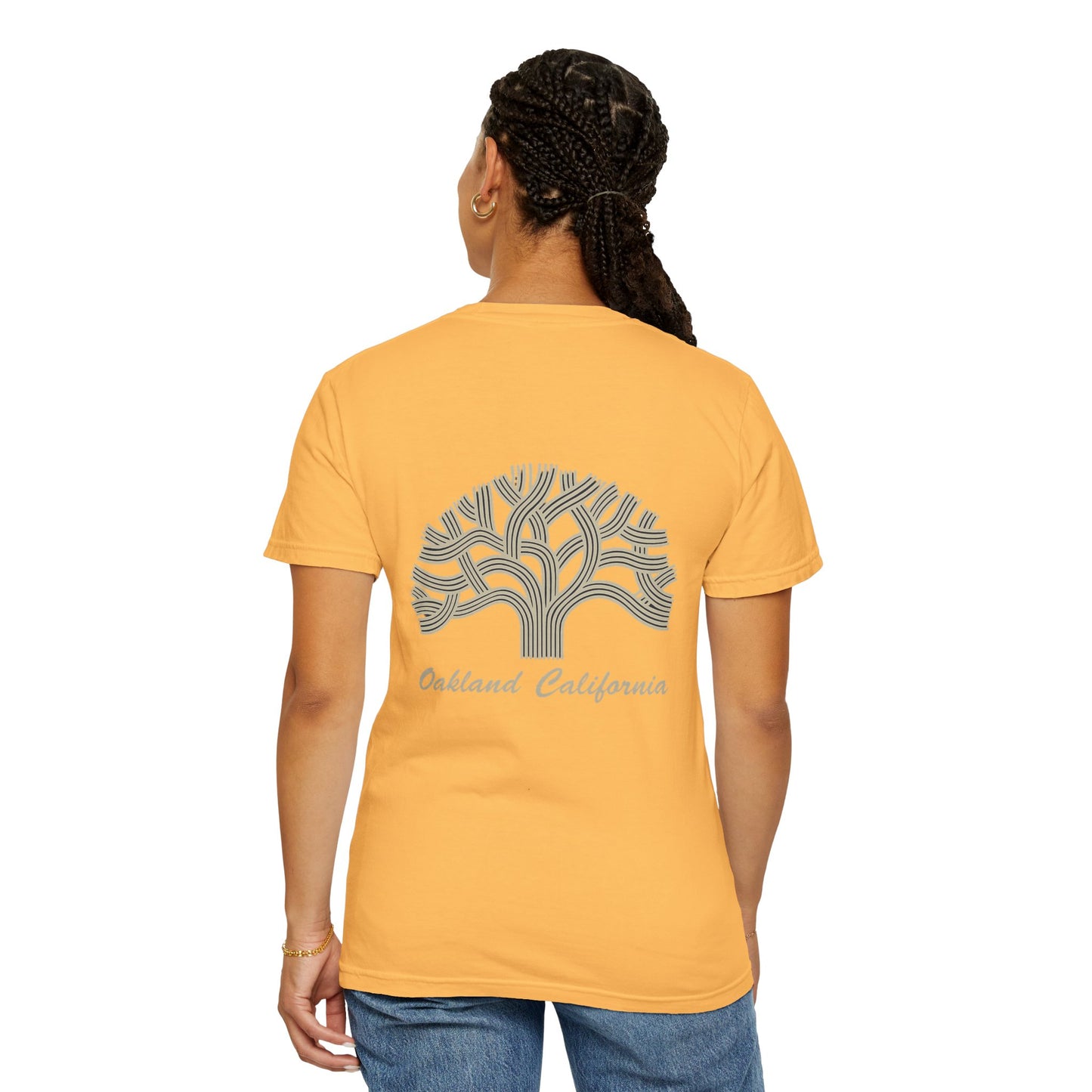 Garment-Dyed T-Shirt - Stop Killing Design, Eco-Friendly Apparel, Protest Tee, Casual Wear, Oakand California, Social Justice Fashion
