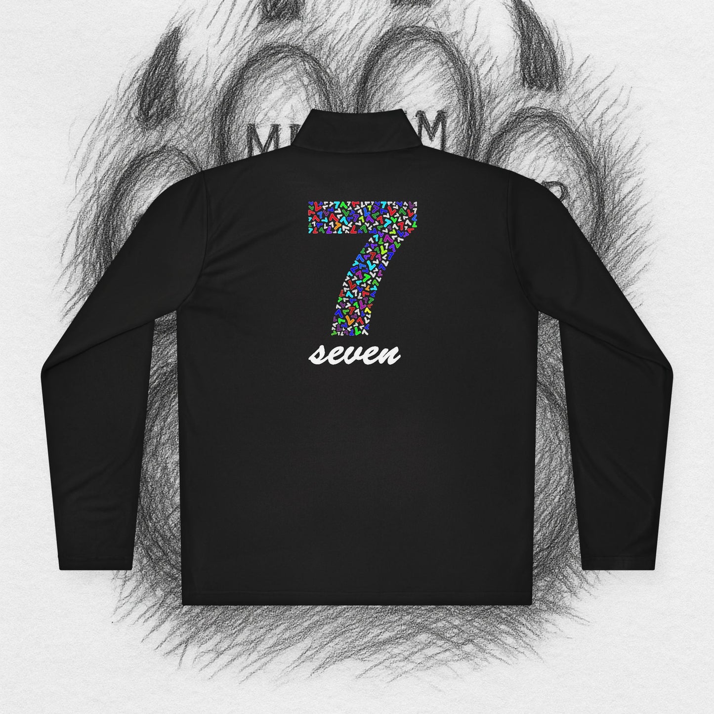 TreeTop Fit Number 7 Unisex Quarter-Zip Pullover