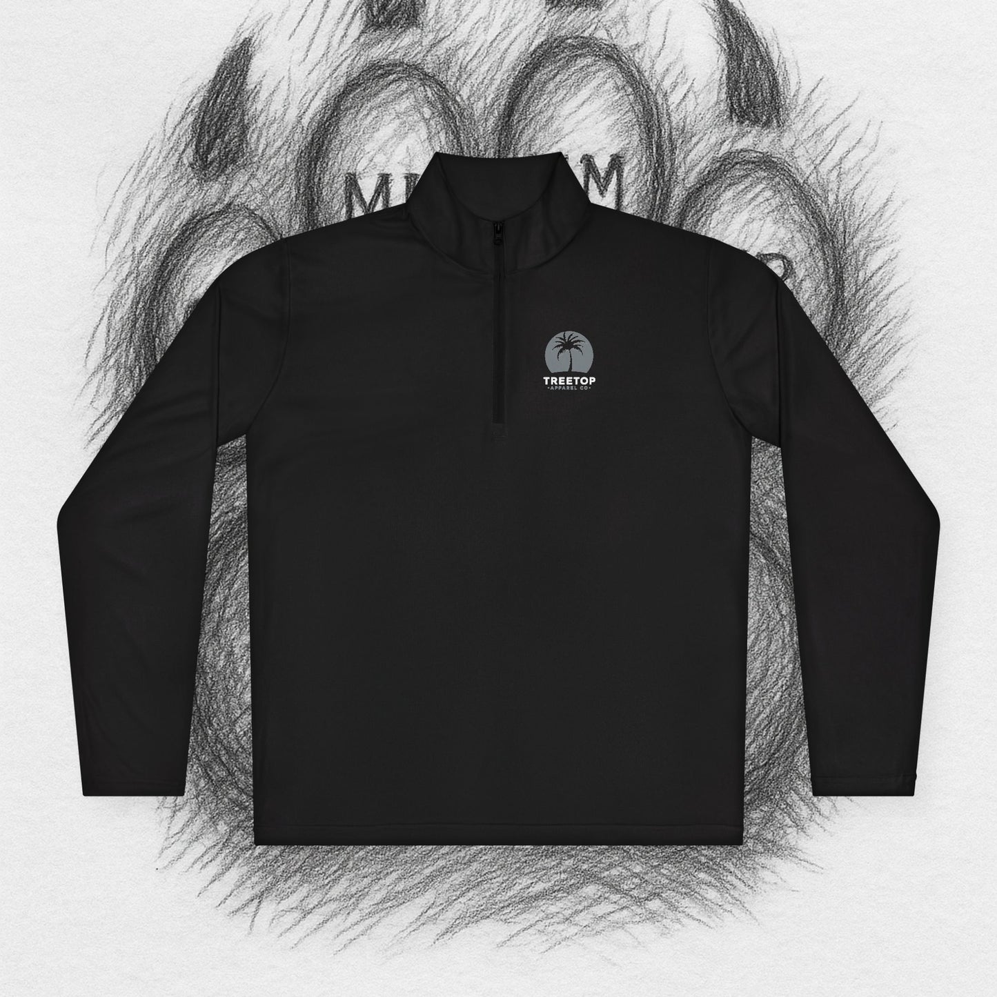 TreeTop Fit Number 7 Unisex Quarter-Zip Pullover II