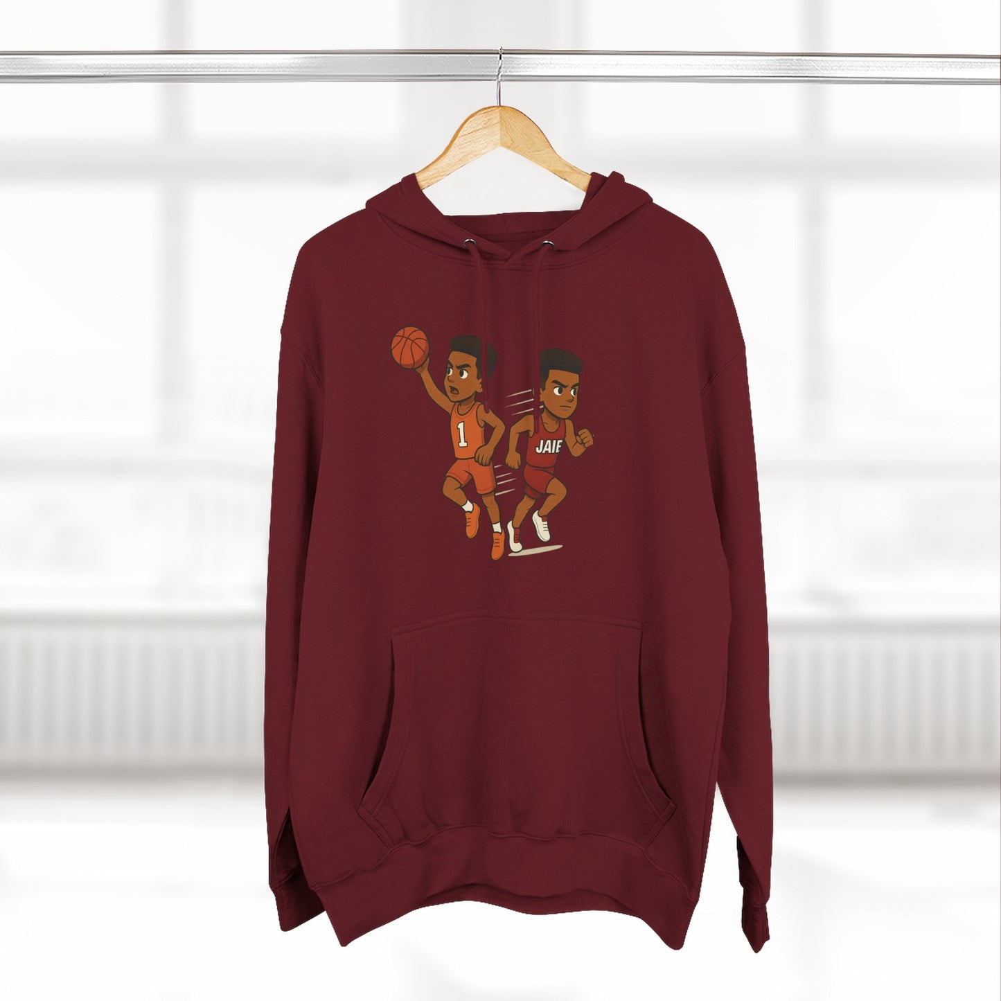 Fleece Hoodie - Treetop Multiverse 'BAYBEE JAIE' Cartoon Character Design