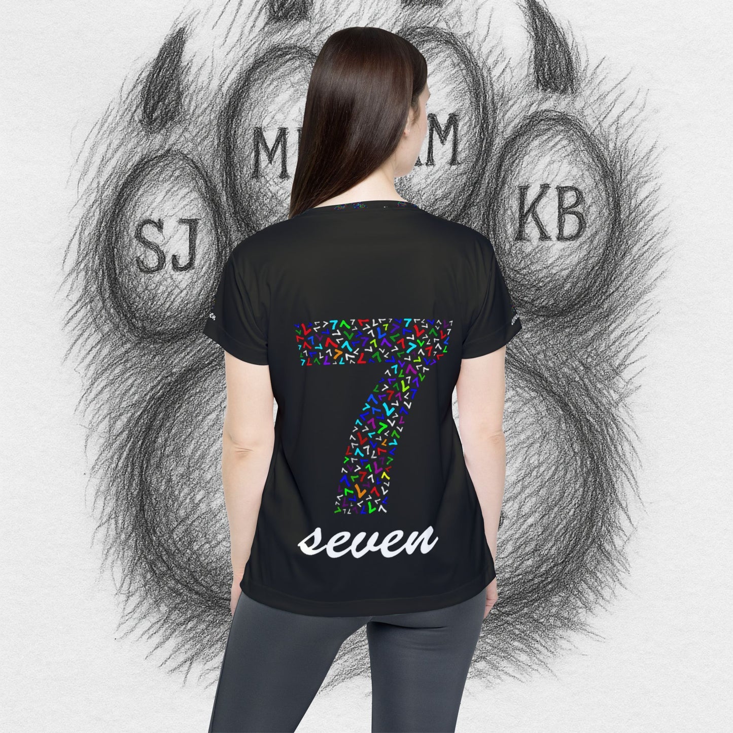 Treetop Fit  Women's Sports Jersey with Number 7