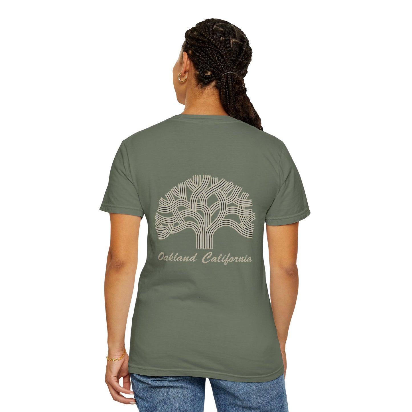 Garment-Dyed T-Shirt - Stop Killing Design, Eco-Friendly Apparel, Protest Tee, Casual Wear, Oakand California, Social Justice Fashion