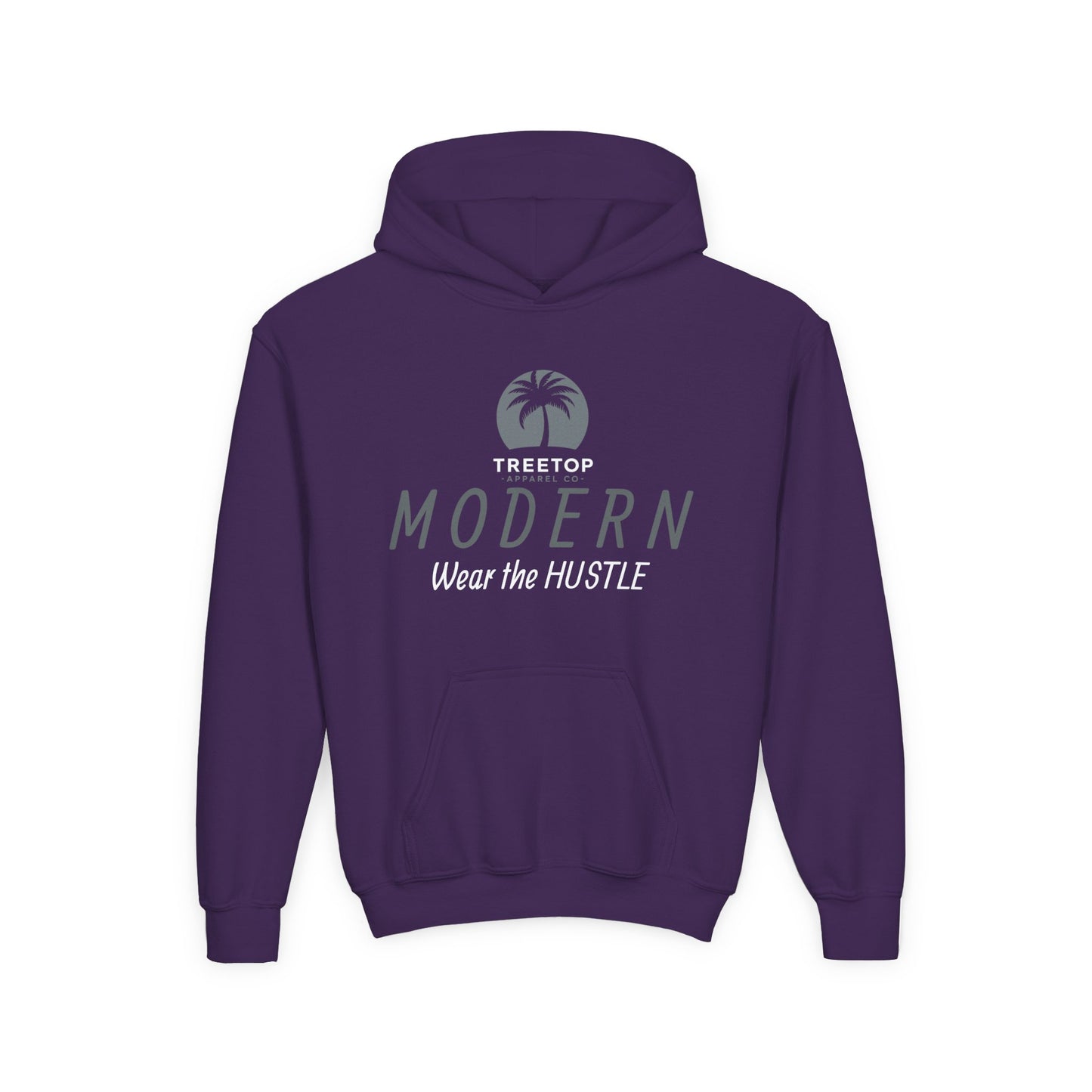 Modern Treetop Hoodie - East Oakland Ca Youth Hooded Sweatshirt