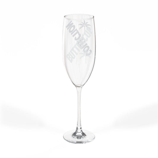 Buttercup champagne glasses