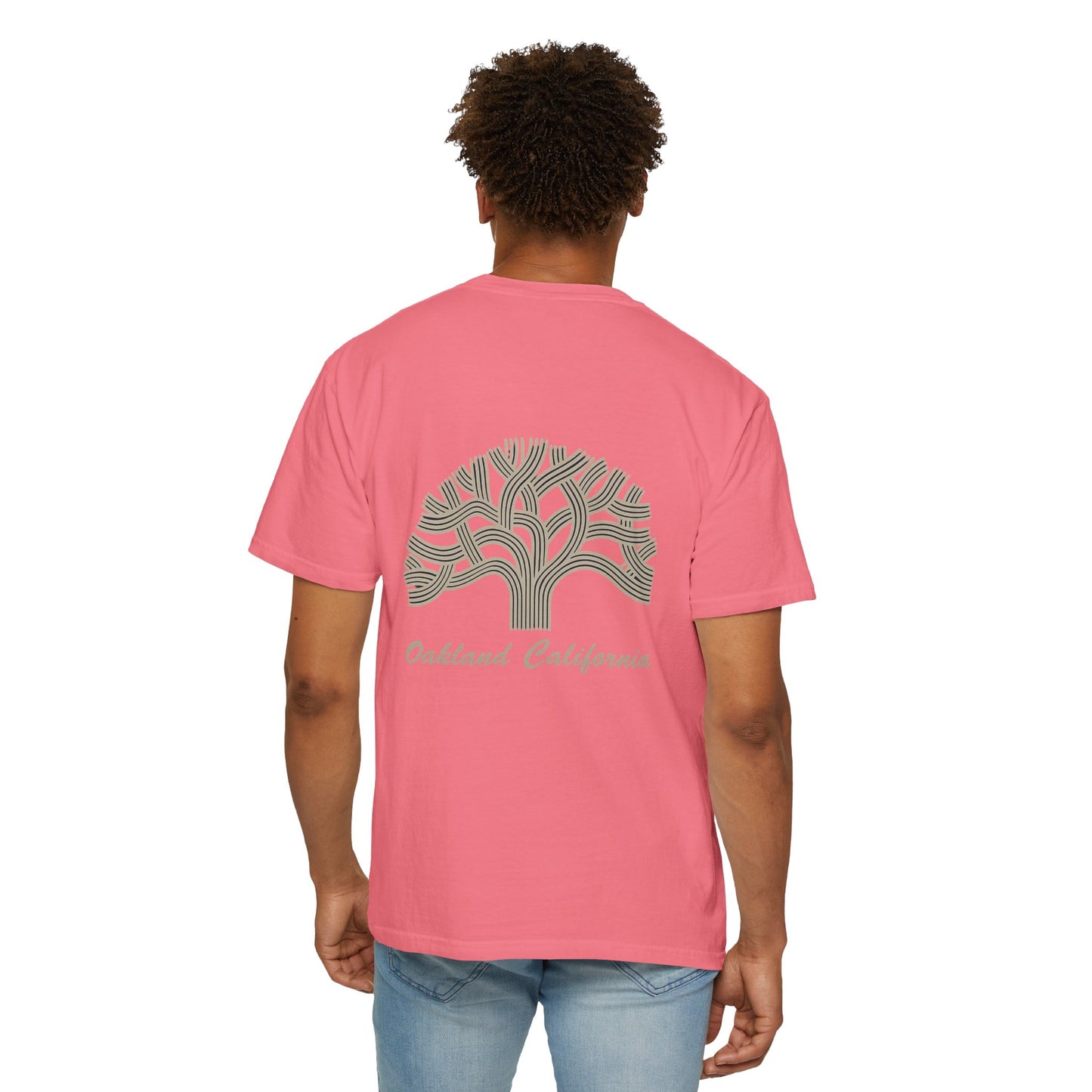 Garment-Dyed T-Shirt - Stop Killing Design, Eco-Friendly Apparel, Protest Tee, Casual Wear, Oakand California, Social Justice Fashion