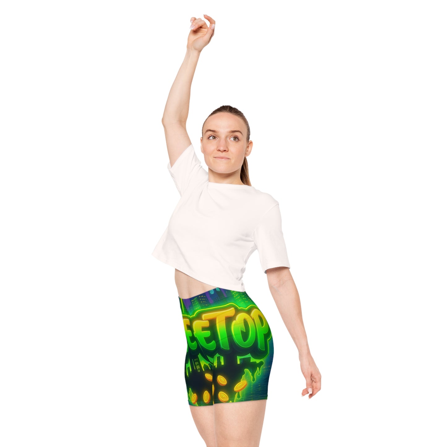KUNDALINI TREETOP BIKER SHORTS 3