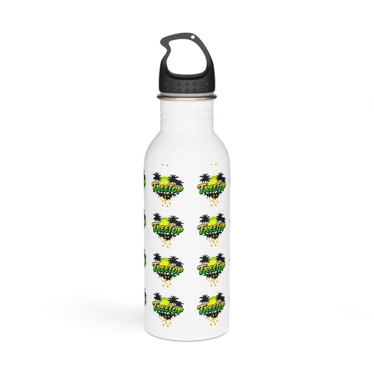 Treetop Tropical Vibe Stainless Steel Water Bottle | Eco-Friendly Hydration, Summer Travel, Gift for Adventurers