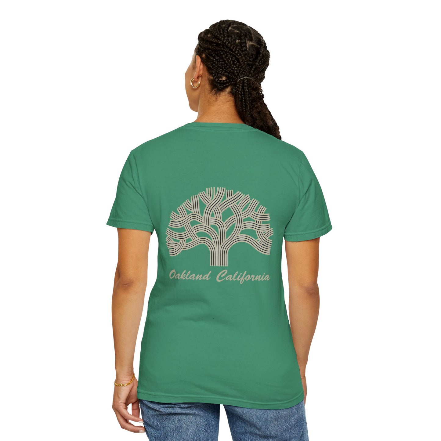 Garment-Dyed T-Shirt - Stop Killing Design, Eco-Friendly Apparel, Protest Tee, Casual Wear, Oakand California, Social Justice Fashion