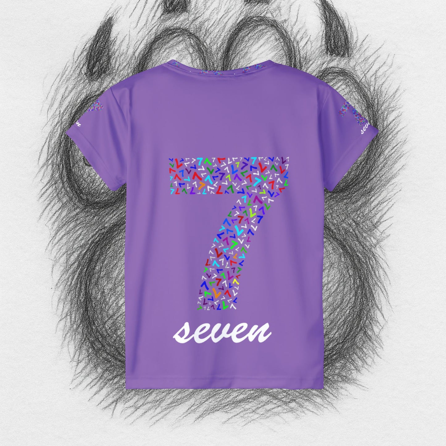 Treetop Fit  Women's Sports Jersey with Number 7 III