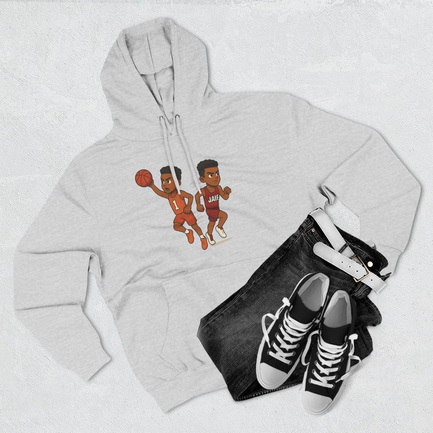 Fleece Hoodie - Treetop Multiverse 'BAYBEE JAIE' Cartoon Character Design