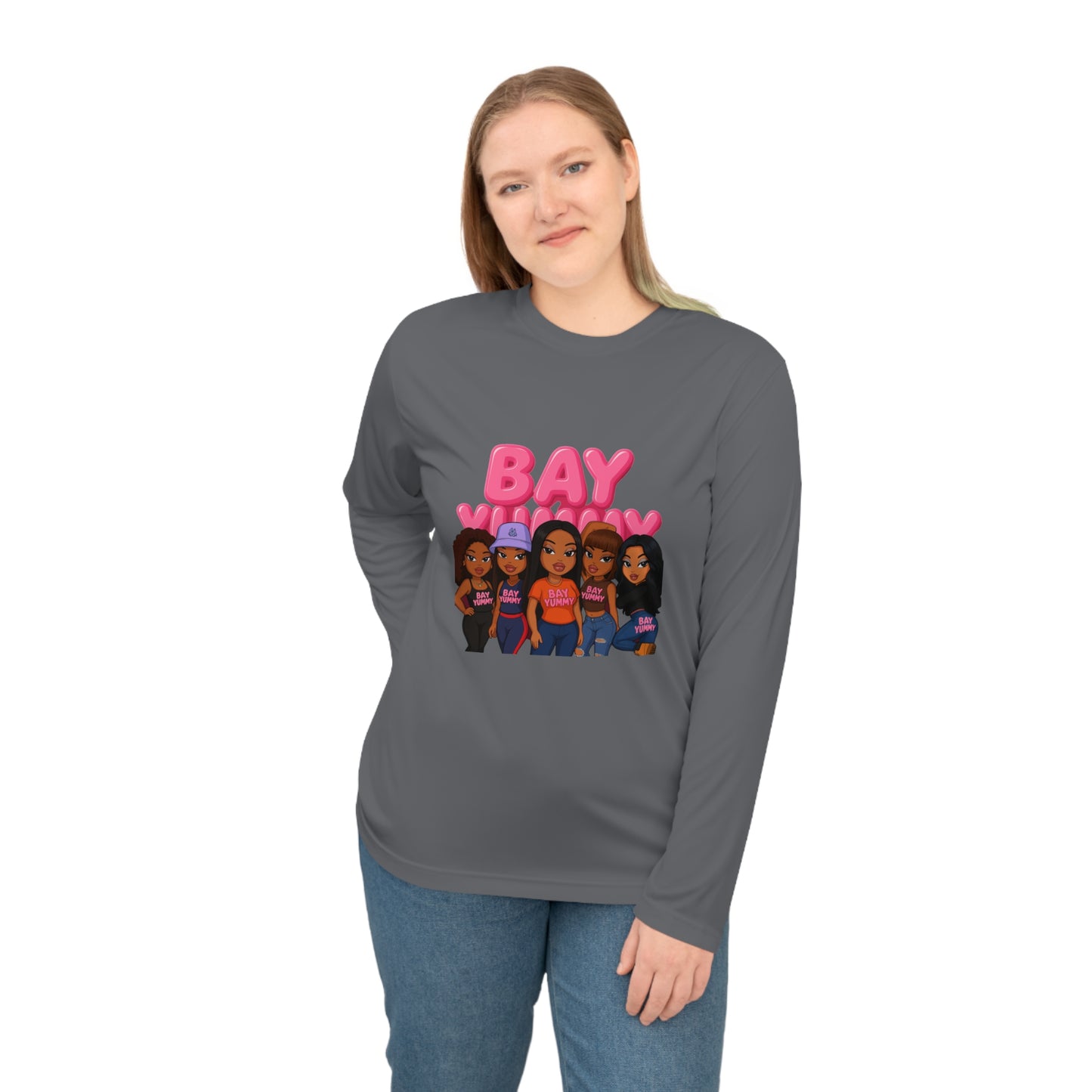 Bay Yummy long sleeve workout TEE