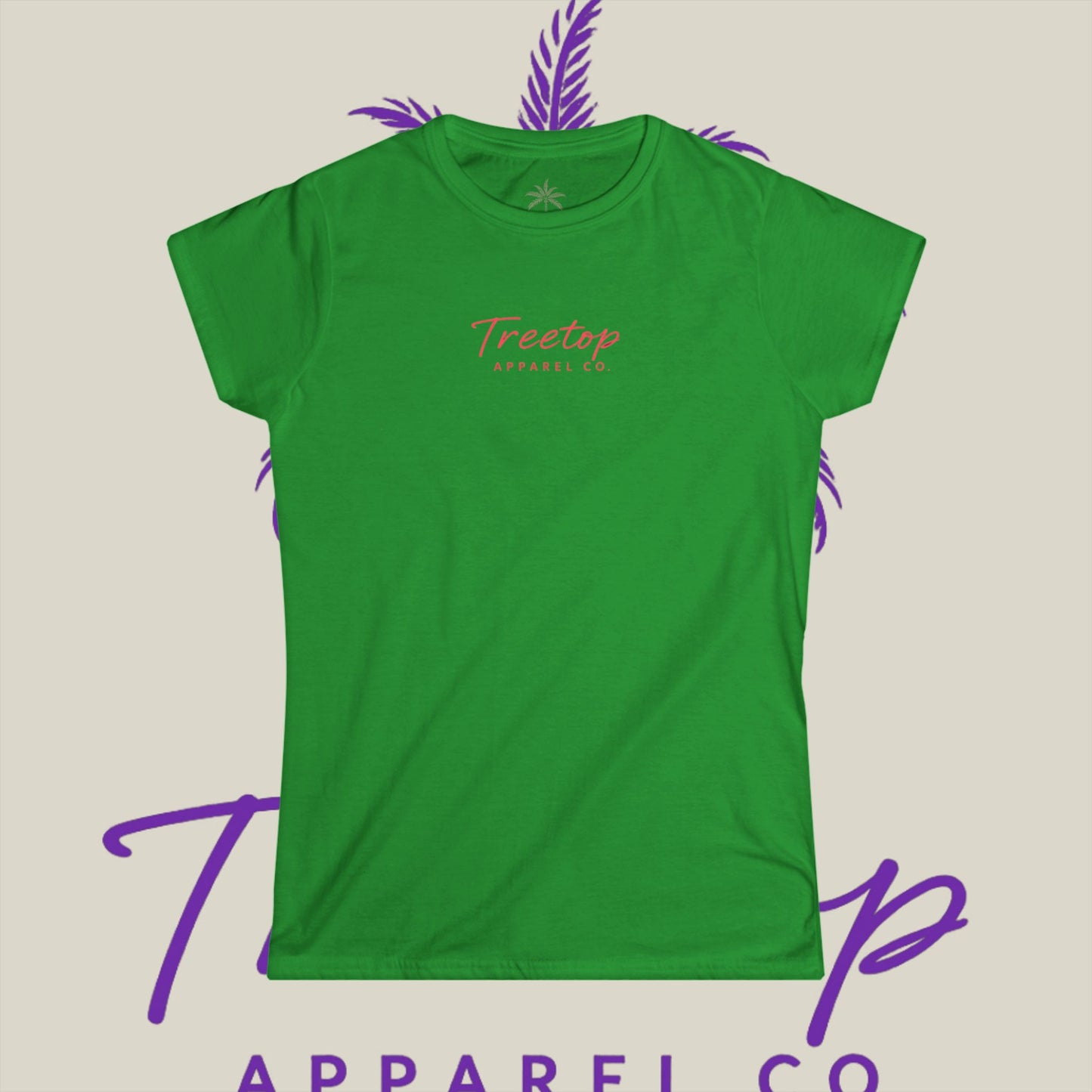 Women's Tee - TreeTop Classic Pink Logo Collection