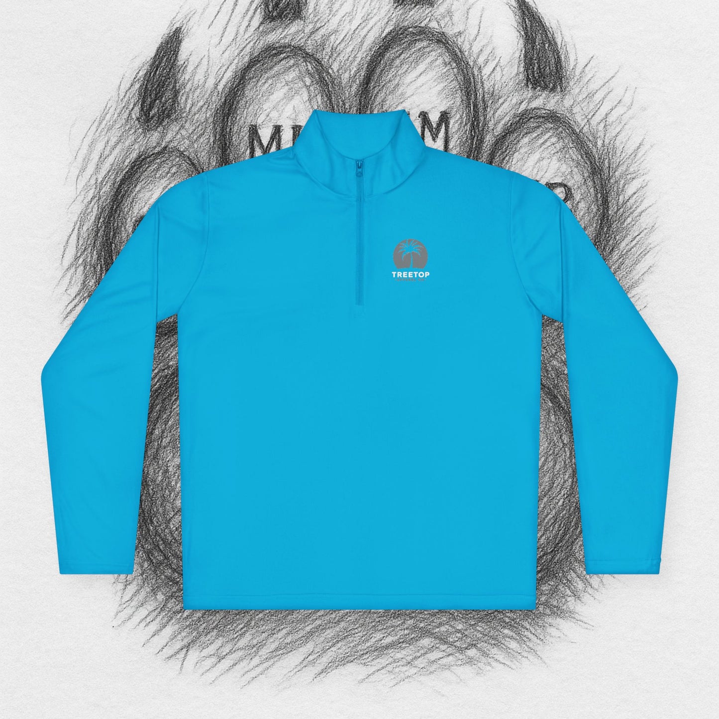 TreeTop Fit Number 7 Unisex Quarter-Zip Pullover II