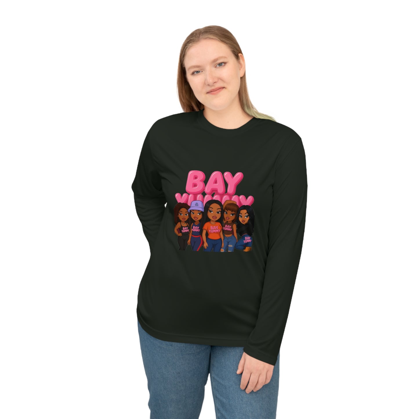 Bay Yummy long sleeve workout TEE