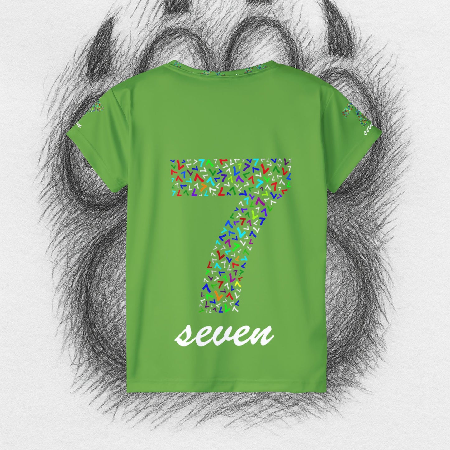 Treetop Fit  Women's Sports Jersey with Number 7 II