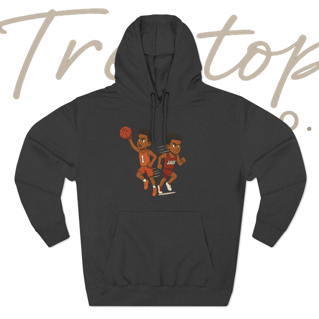 Fleece Hoodie - Treetop Multiverse 'BAYBEE JAIE' Cartoon Character Design