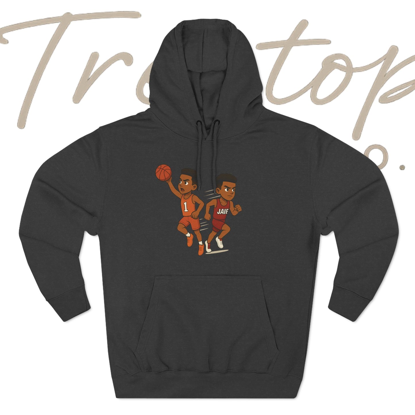 Fleece Hoodie - Treetop Multiverse 'BAYBEE JAIE' Cartoon Character Design