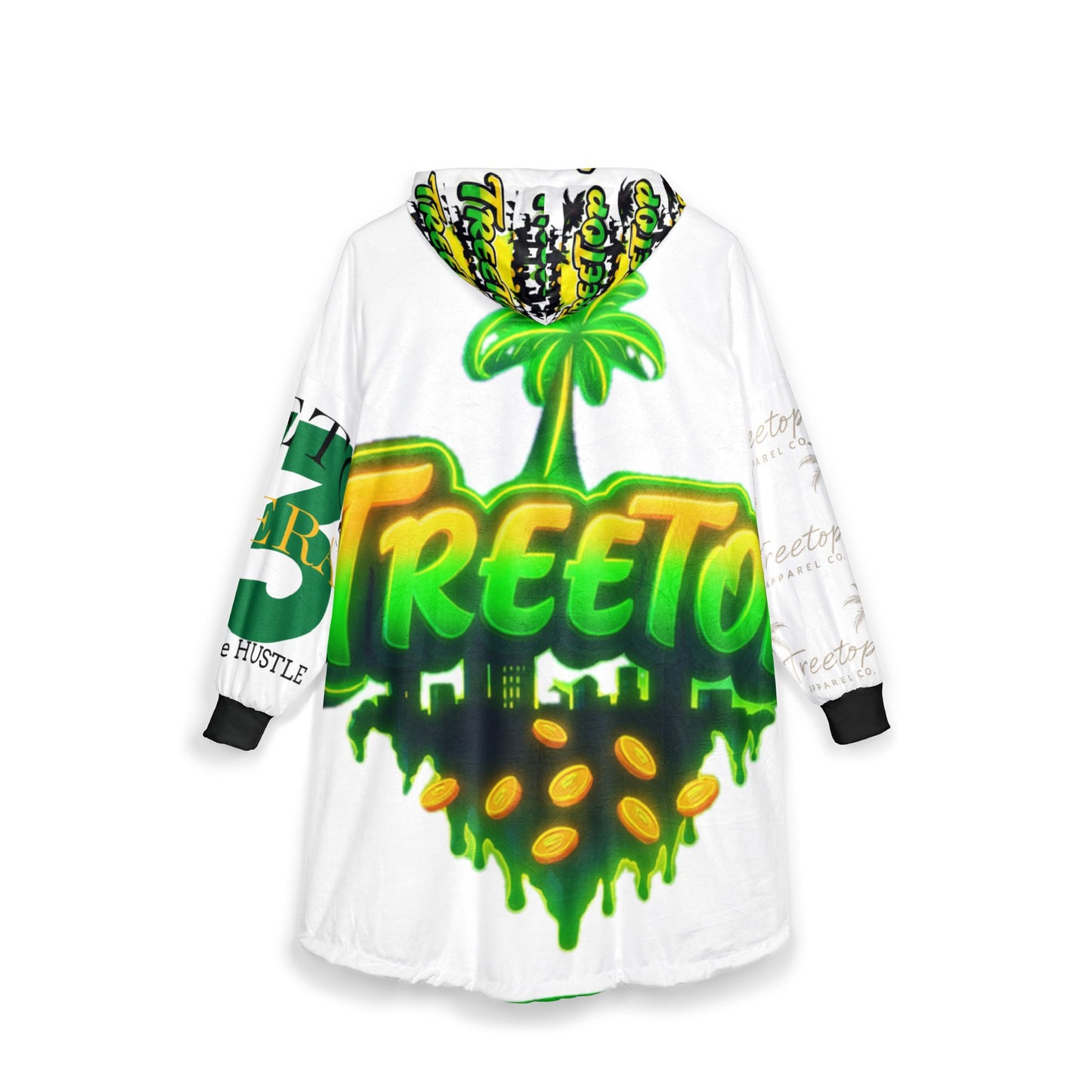 Tropical Treetop Hooded Blanket 2