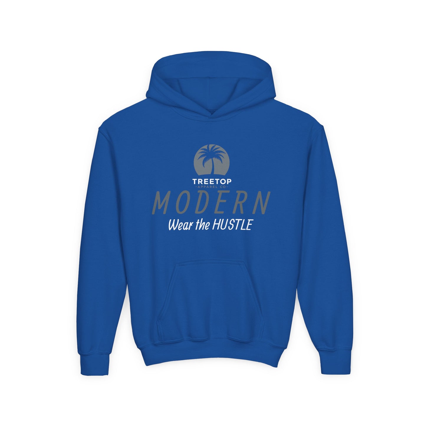 Modern Treetop Hoodie - East Oakland Ca Youth Hooded Sweatshirt