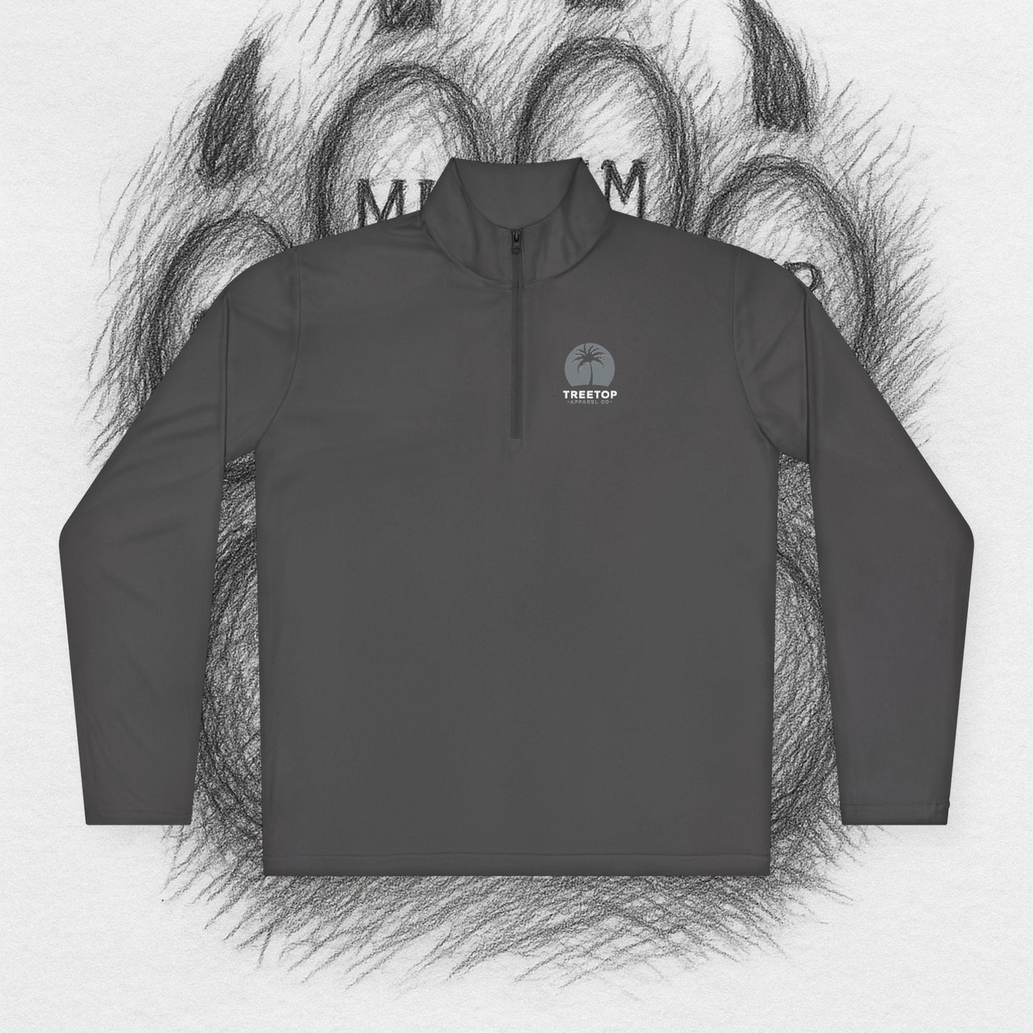 TreeTop Fit Number 7 Unisex Quarter-Zip Pullover II