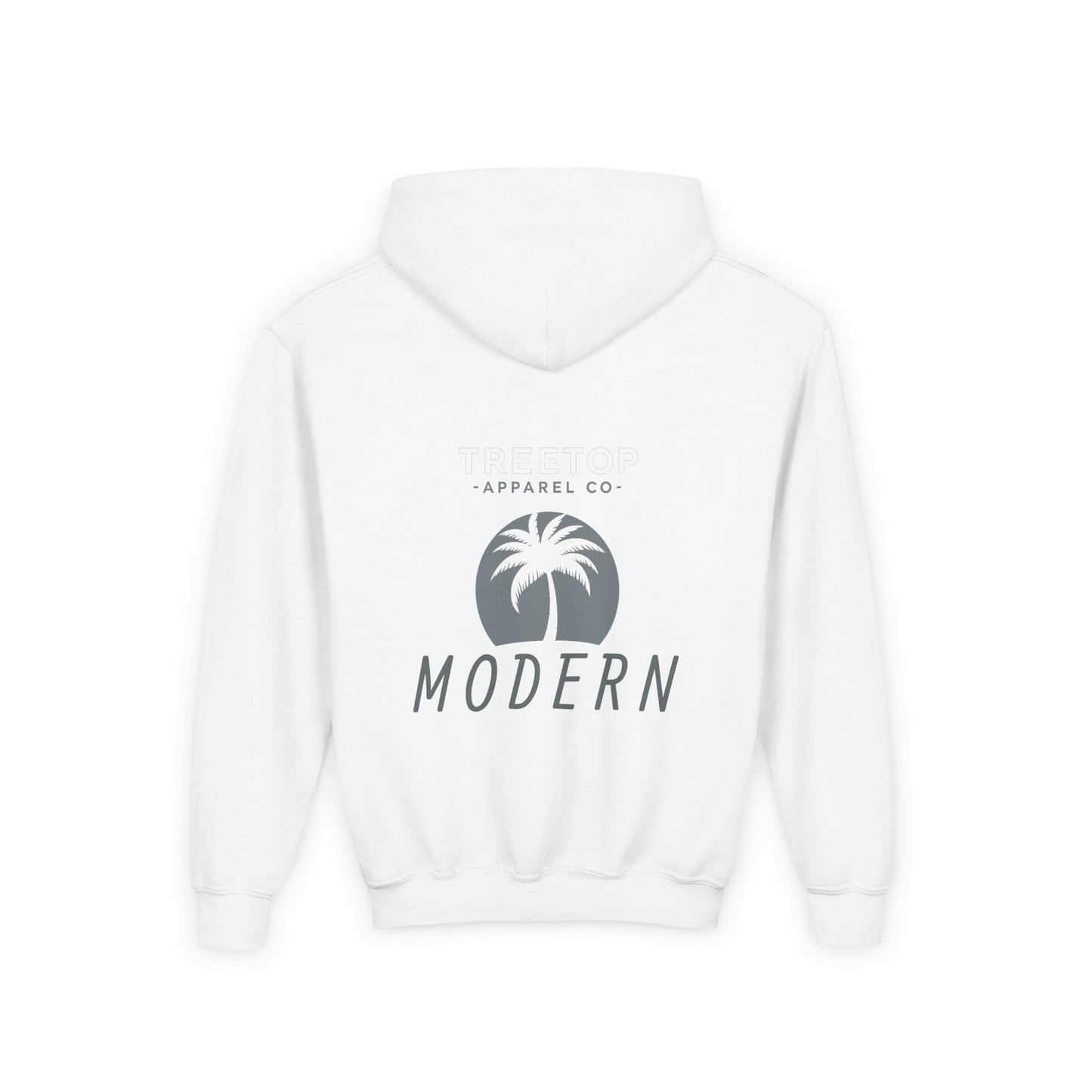 Modern Treetop Hoodie - East Oakland Ca Youth Hooded Sweatshirt