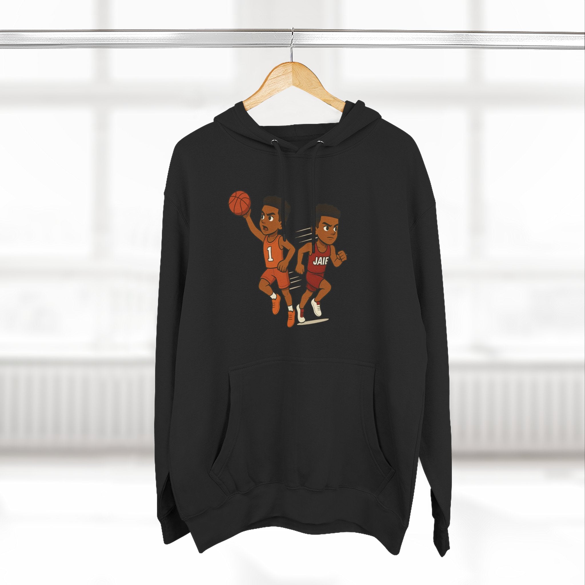 Fleece Hoodie - Treetop Multiverse 'BAYBEE JAIE' Cartoon Character Design