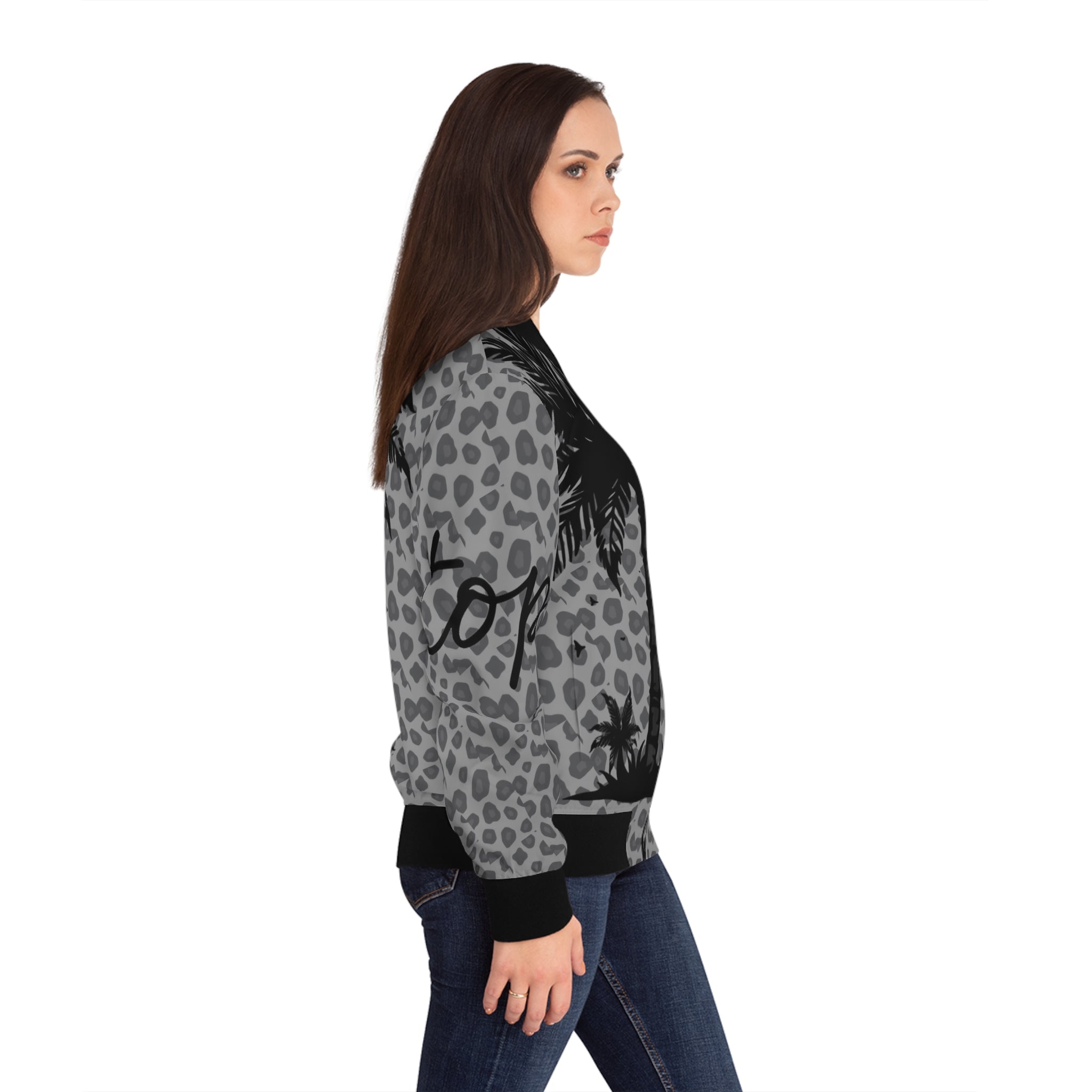 Women’s Bomber Jacket — Treetop Bay Yummy III