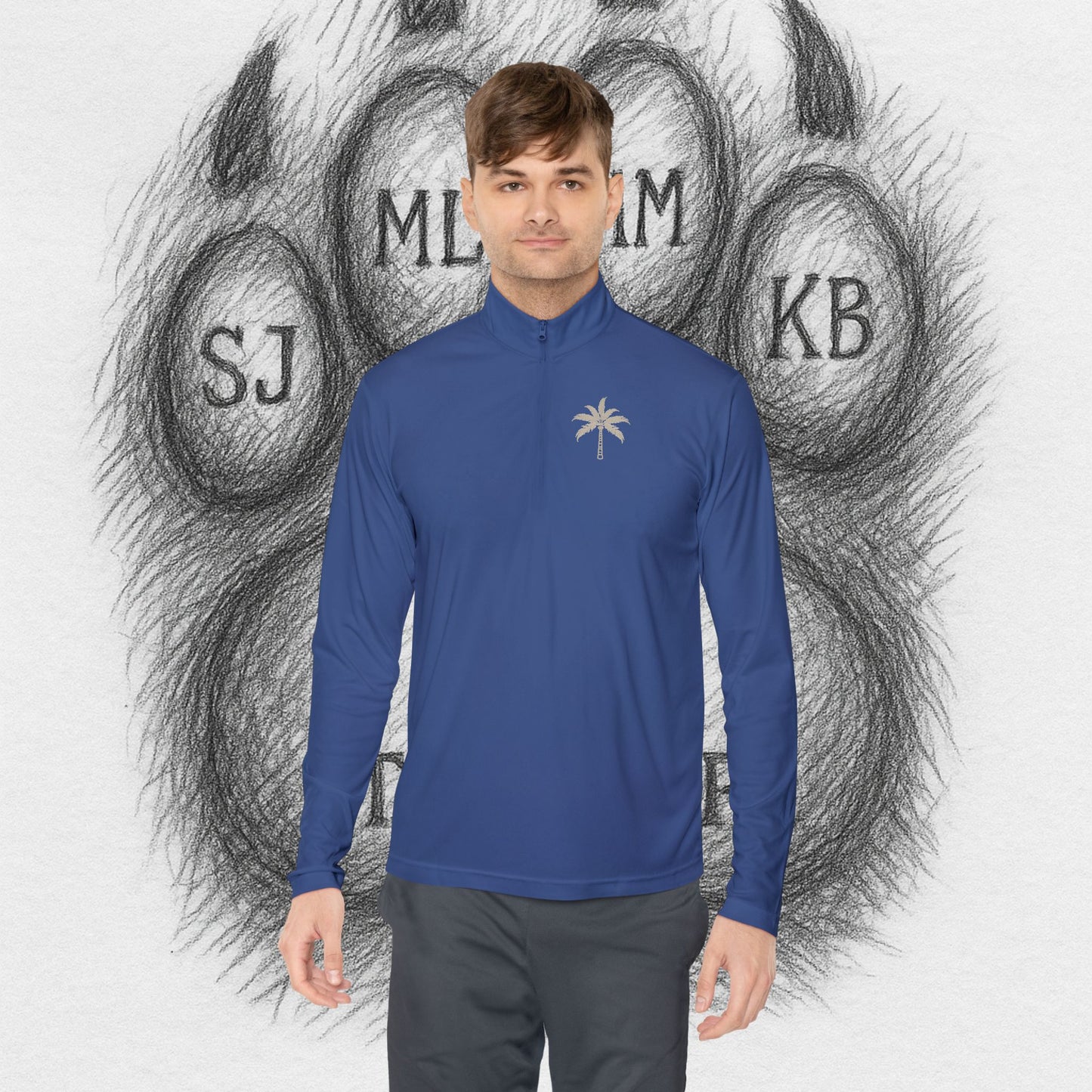 TreeTop Fit Number 7 Unisex Quarter-Zip Pullover III