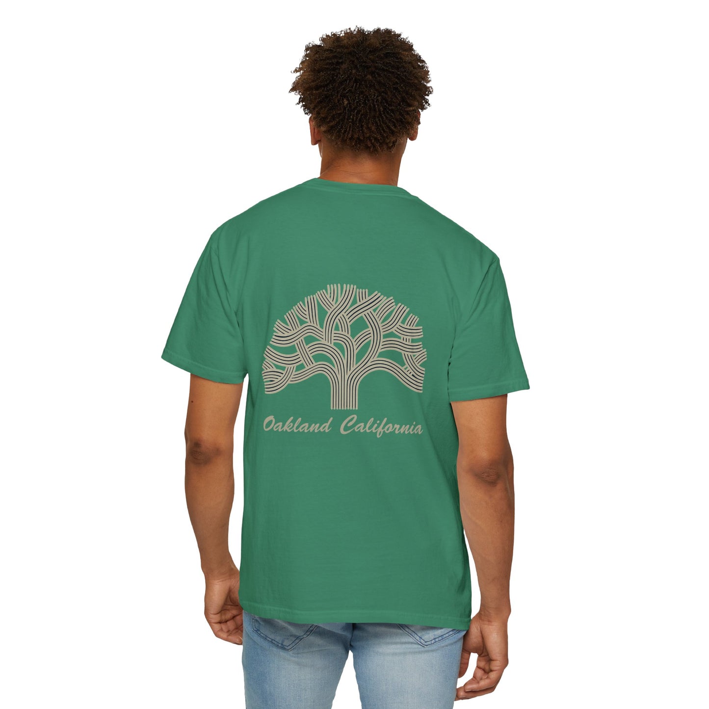 Garment-Dyed T-Shirt - Stop Killing Design, Eco-Friendly Apparel, Protest Tee, Casual Wear, Oakand California, Social Justice Fashion